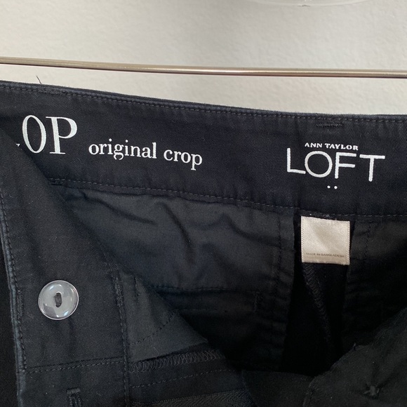 Ann Taylor Loft Original Crop Black Pants - Picture 4 of 4